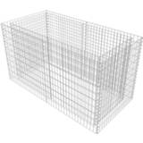 👉 Plantenbak zilver staal active Gabion 180x90x100 cm 8718475519867