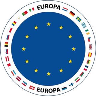 👉 Europa vlag bierfiltjes active multi papier print bierviltjes