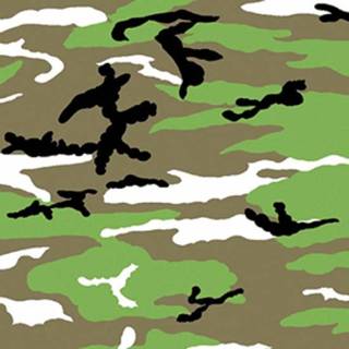 👉 Bandana polyester active volwassenen groen legerprint 54 x cm