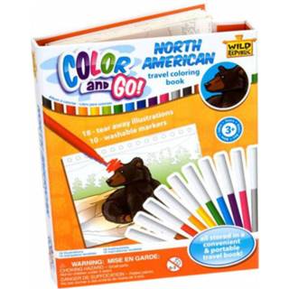 👉 Kleurboek Amerikaanse dieren kleurboeken met stiften