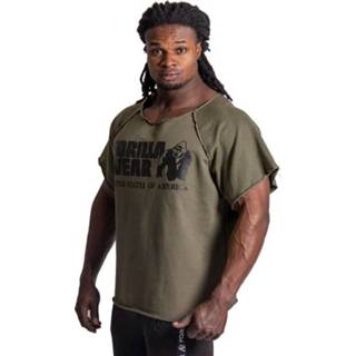 👉 Fitness stuks XXL XXXL donkergroen Gorilla Wear Classic Work Out Top - Army Green XXL/XXXL 8718657042046