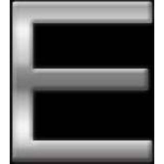 👉 Small active Auto sign sticker letter E 2,5 cm