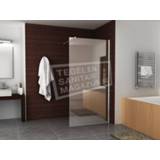 👉 Inloop douche muurprofiel helder chroom um Schulz 100x200 cm Inloopdouche met 8mm Nano Anti-Kalk