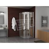 👉 Douche cabine kwartrond universeel halle chroom helder Schulz (90x90x200 cm) Douchecabine 2 Schuifdeur 8mm Nano Anti-Kalk