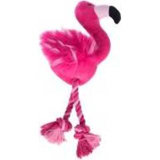 👉 Honden speeltje touw Hondenspeeltje Flamingo Met - 1 stuk