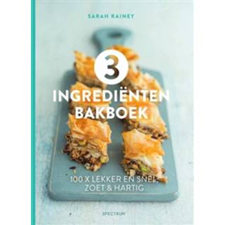 👉 Bakboek 3 ingrediënten - Boek Sarah Rainey (9000364981) 9789000364985
