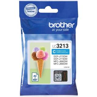 👉 Inktcartridge cyaan Brother cyaan, 400 pagina's - OEM: LC-3213C 4977766762267