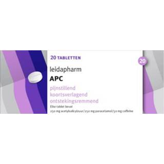 👉 Geneesmiddelen Leidapharm APC Tabletten 8712755009598