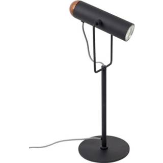 👉 Tafel lamp hout zwart Zuiver - Marlon LED tafellamp 7436913457465