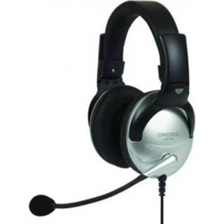 👉 Headset zwart zilver Koss USB Stereo OnEar SB45 Silver/Black