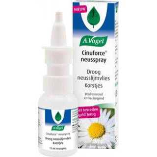 👉 Neusspray active A.Vogel Cinuforce Droog Neusslijmvlies Korstjes 15 ml 8711596583298