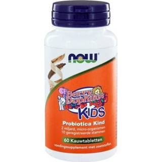 👉 Probiotica vitamine gezondheid kinderen NOW BerryDophilus Kids Kauwtabletten 733739147349