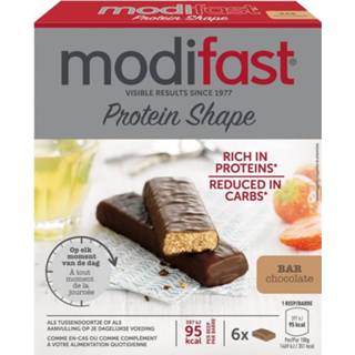 👉 Active Modifast ProtiPlus Reep Chocolade 6 x 27 gr 5410063018440