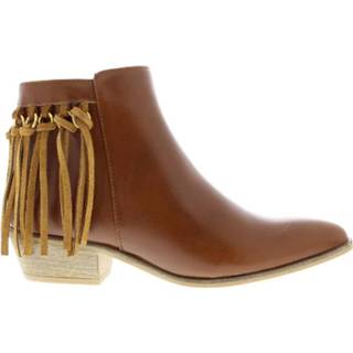 👉 Dameslaars vrouwen Guess stoere dameslaarsjes cognac