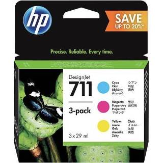 👉 Inktcartridge cyan magenta yellow active HP - P2V32A 711 MultiPack