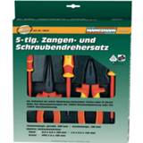 Mannesmann VDE tangen en schroevendraaierset active tangenset mannen 10610 4492 Schroevendraaierset active tangenset mannen Mannesmann VDE tangen- en 5-delig