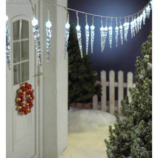 👉 Wit active LED-lichtstreng, 40 ijspegels, 4022622024604