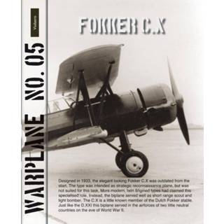 👉 Warplane 05 / 5 deel Fokker C.X 9789086163250