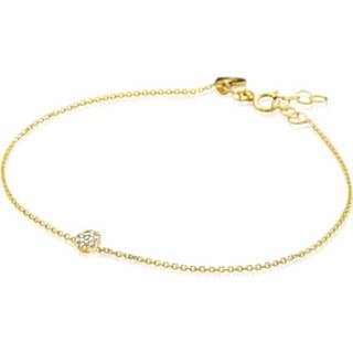 👉 Armband goud active Zinzi Gold met zirconia 18-20 cm ZGA184