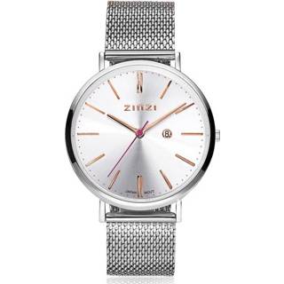 👉 Horloge zilver Zinzi Retro + Gratis armband ZIW412M