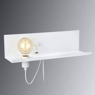 👉 Wandlamp witte Met USB aansluiting - Multi