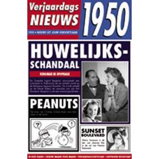 👉 Small active Verjaardag kaart met geboorte jaar 1950