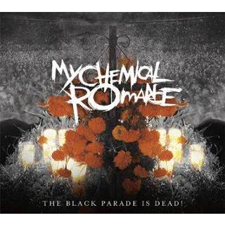 👉 Zwart My Chemical Romance standard unisex st The black parade is dead CD & DVD st.