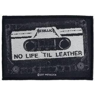 Embleem meerkleurig leather metallica standard unisex No Life 'Til 5055339783198