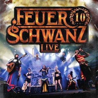 👉 Feuerschwanz standard unisex st 10 Jahre Live CD & DVD st. 4260240784528