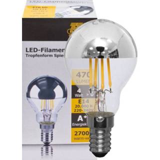 Kopspiegel LED lamp peer vorm 4W 470 lumen E14 2700K 8,5cm hoog 4017024354145