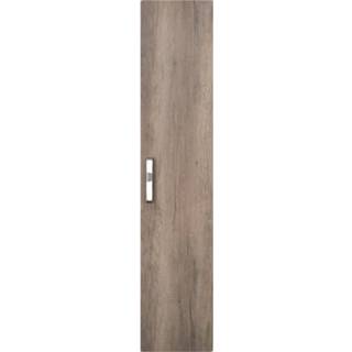 👉 Kolomkast truffel MDF QX Sanicare 1 Soft-Closing Deur Chromen Greep 160x33,5x32 cm 8719304240907