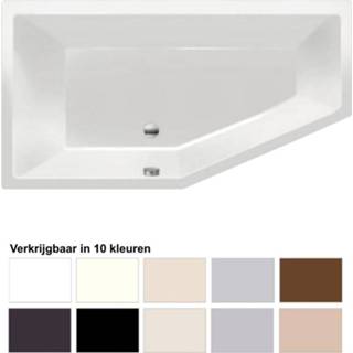 👉 Ligbad acryl combinatievorm Society Compact Rechts Beterbad Xenz Links 160x90x50 cm (Verkrijgbaar in 10 kleuren) 8719304424352