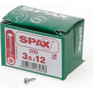 👉 Spaanplaatschroef Spax cilinderkop verzinkt T-Star T15 3.5 x 12mm 4003530165818