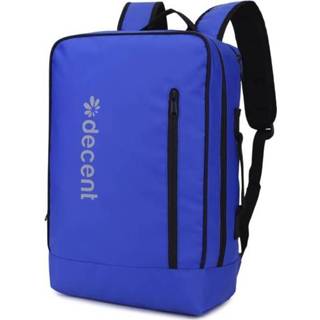 👉 Rugzak blauw PU PVC Decent laptoptas BACKSIDE 8717524850036