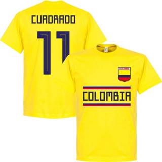 👉 Shirt geel Colombia Cuadrado 11 Team T-Shirt -