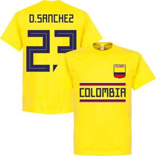 👉 Shirt geel Colombia D. Sanchez 23 Team T-Shirt -