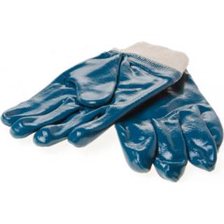 Handschoenen XL 10 blauw Handschoen latex volgecoat maat XL(10)