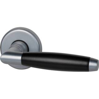 Deurkruk Ton mat chroom jaren 30, krukstel beuken gelakt op rozet GY1940053E 107208 E350049 Deurkruk beuken chroom Ton mat jaren 30, krukstel gelakt op 55mm rozet 8032774550582