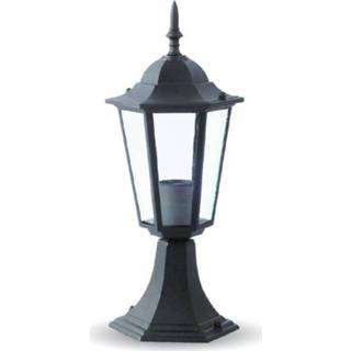 👉 Buitenlamp zwart CE Aluminium + Glas Tuinlamp staand LED E27 IP44 3800157616270