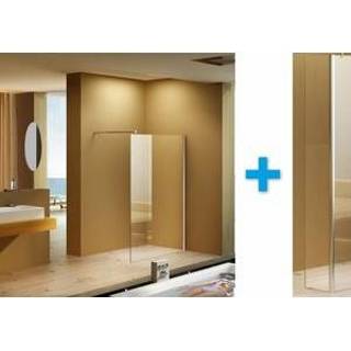 👉 Inloopdouche Wiesbaden eco-Combi Nano + zijwand 900x300 8mm 8719323030480