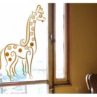 👉 Muursticker nederlands abstract ontwerp giraf