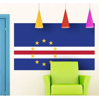 👉 Muursticker nederlands vlag Kaapverdië