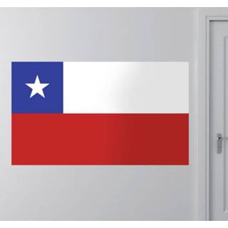 Muursticker nederlands vlag Chili