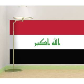 👉 Vlag nederlands Sticker Irak