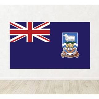 Vlag nederlands Falkland Eiland Muursticker