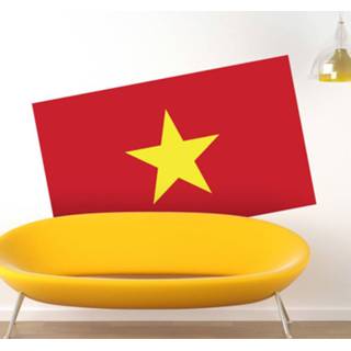 👉 Muursticker nederlands vlag Vietnam
