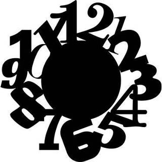 👉 Stickerklok nederlands Sticker klok cijfers