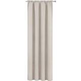 Gordijn polyester beige uni lichtdoorlatend zand Ben - 250x140 cm (1 stuk) Leen Bakker 8714901270869
