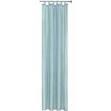 👉 Gordijn polyester blauw uni lichtdoorlatend Toledo - 280x135 cm (1 stuk) Leen Bakker 8714901587783