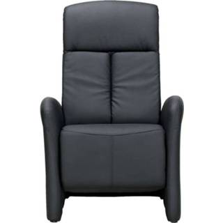 👉 Relax fauteuil klassiek zwart kunstleder Relaxfauteuil Dakota - Leen Bakker 8714901496825